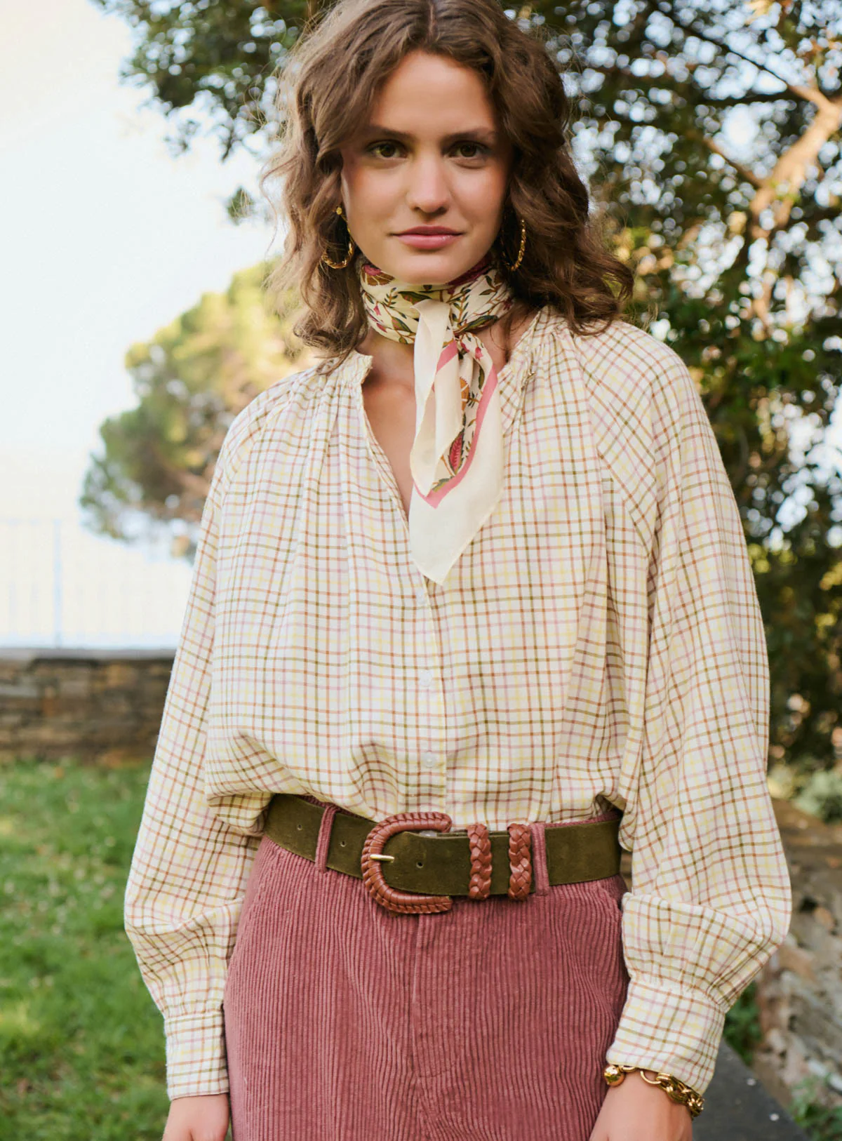 Maxi foulard soie Anda - Image 6